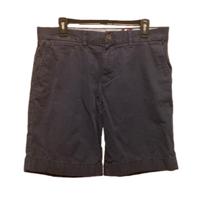 Tommy Hilfiger Navy Blue Flat Front Chino Shorts